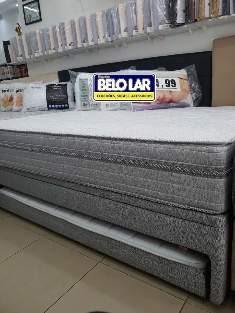 Cama Devin Com auxiliar e baú  - Foto 2