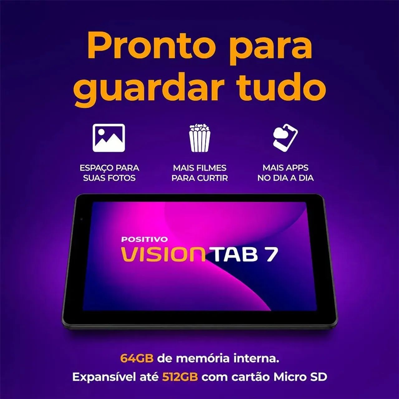 Tablet Positivo 7 Polegadas Seminovo - Foto 3