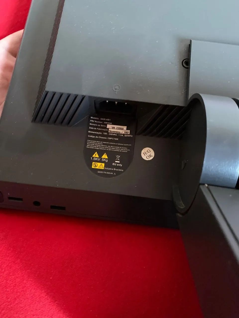 Monitor Lenovo Lcd 4428-ab1 Quadrado 17 Polegadas Passo Cartão - Foto 5