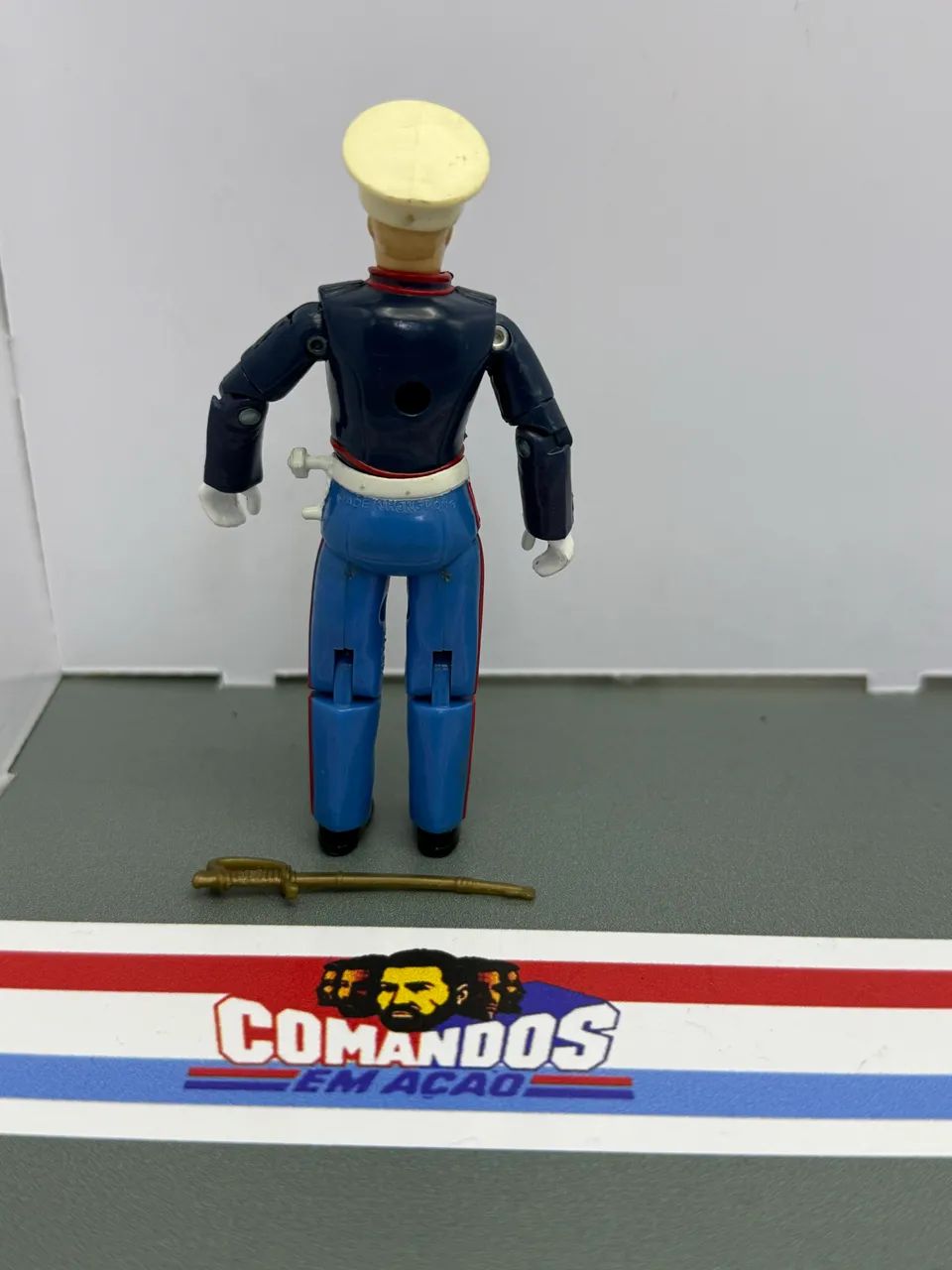 gi joe gung ho dress blues GI Joe GUNG HO Marine Dress Complete Action Figure Vintage 1987 Hasbro VG