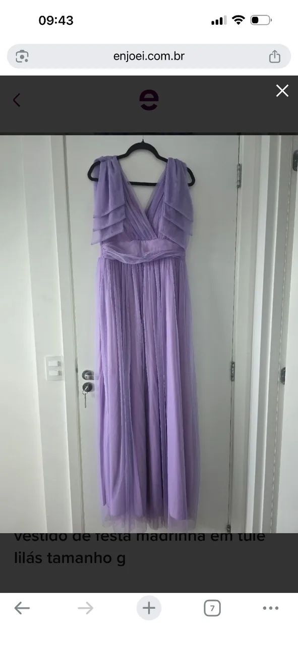 Vestido lavanda/ madrinha - Foto 2