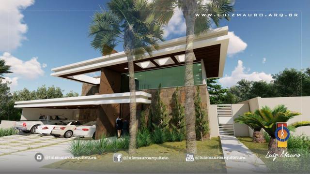 Condomínio Florais dos Lagos, casa Sobrado com 4 suites, em fase de construção - Foto 3