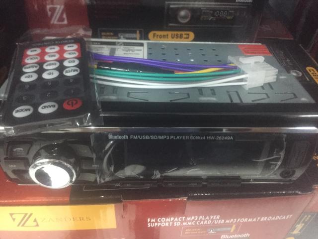 Tocador MP3 para carro com controle | Bluetooth | pen drive e cartão
