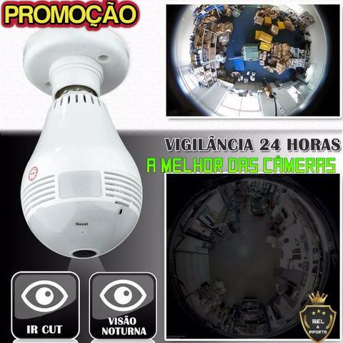 Lâmpada Câmera Espiã Wifi (Filma 360º ) Veja Tudo Promoçao - Foto 2