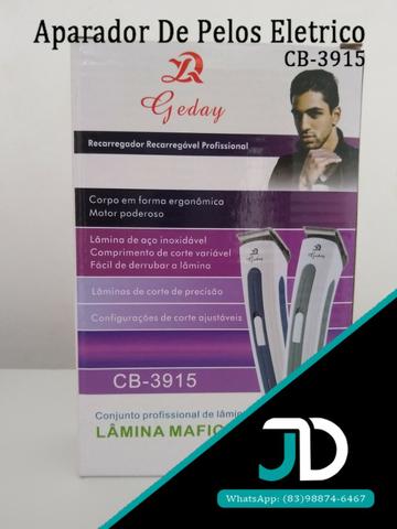 Máquina Nova Corta Cabelo Fazer Barba Pezinho Recarregável - Foto 2