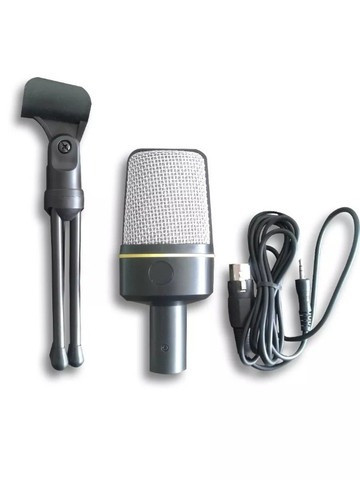 Microfone Condensador Youtuber C/ Suporte Andowl Qy-920 - Foto 3