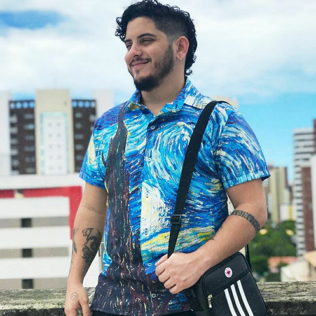 Camisa botão unissex - Foto 5