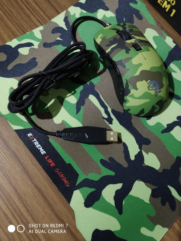 Kit Mouse Gamer 3.200 Dpi + Mouse Pad - Foto 5