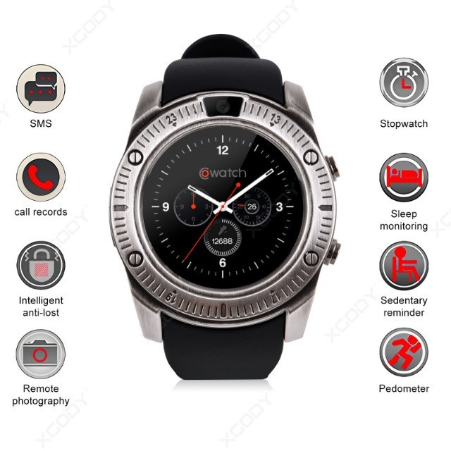 Relógio Inteligente Smartwatch Bluetooth KY003 Metal - Foto 3