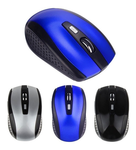Mouse Wireless Sem Fio 2.4ghz Usb Alcance 10m Notebook E Pc - Foto 3