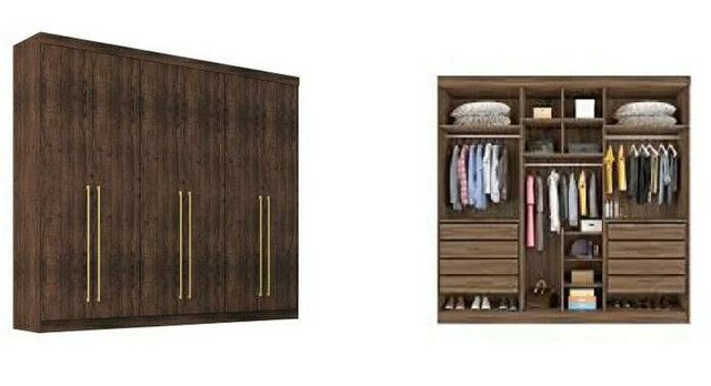 Guarda Roupa Verona Plus 100% MDF, direto da fábrica entregamos em 24 horas. *