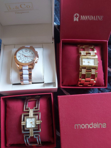 Relógios femininos mondaine L&Co