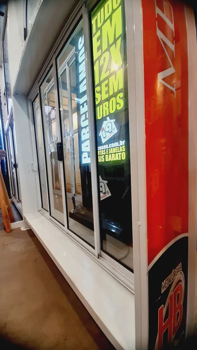 Vitro 4 folhas 120x200m Branco