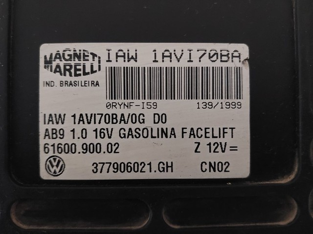 Modulo de Injeção Volkswagen Gol G3 1.0 16v iaw1avi70ba - Foto 3