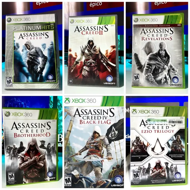 Assassins creed xbox 360  +218 anúncios na OLX Brasil