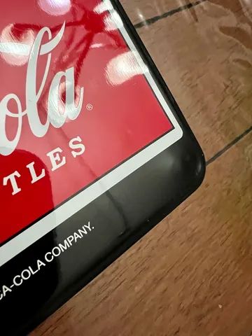 Lata de metal Coca Cola coleção usada rara  - Foto 4