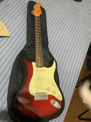 Guitarra SX Stratocaster Vintage Red Sunburnt + Amplificador Landscape