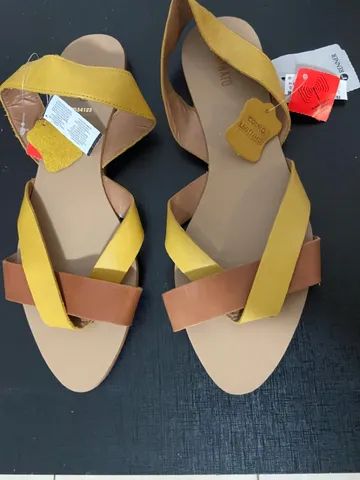 Sandalia de couro legítimo 39 - Foto 5