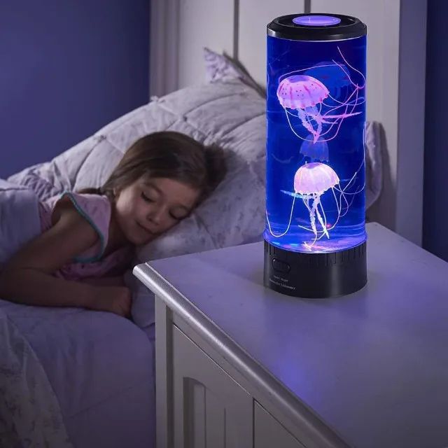 Luminária Aquário Jellyfish Lamp Led 5 Cores