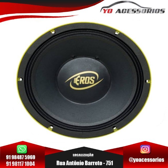 Alto Falante Eros 12 E-712 Pro 700Rms 8 Hms