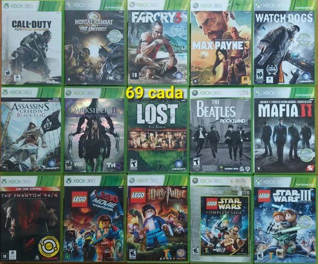 Jogos xbox 360 - Videogames - Parque Santa Madalena, São Paulo 1256974125