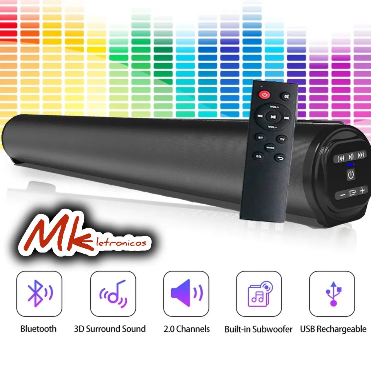 Sound Bar Bluetooth TV 20w
