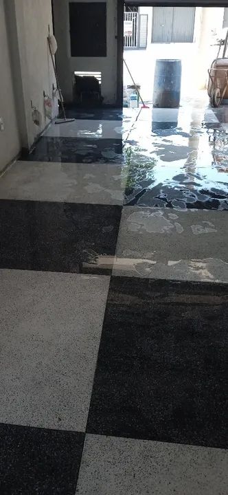 Piso de granilite feito no vale do jatobá  - Foto 2