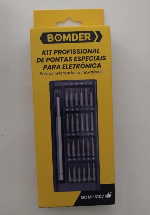 KIT PROFISSIONAL DE PONTAS ESPECIAIS PARA ELETRÔNICA BOM3107