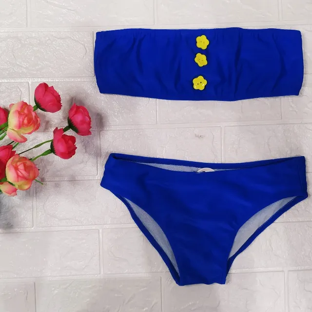 Biquine Adulto Top Básico - Azul Claro