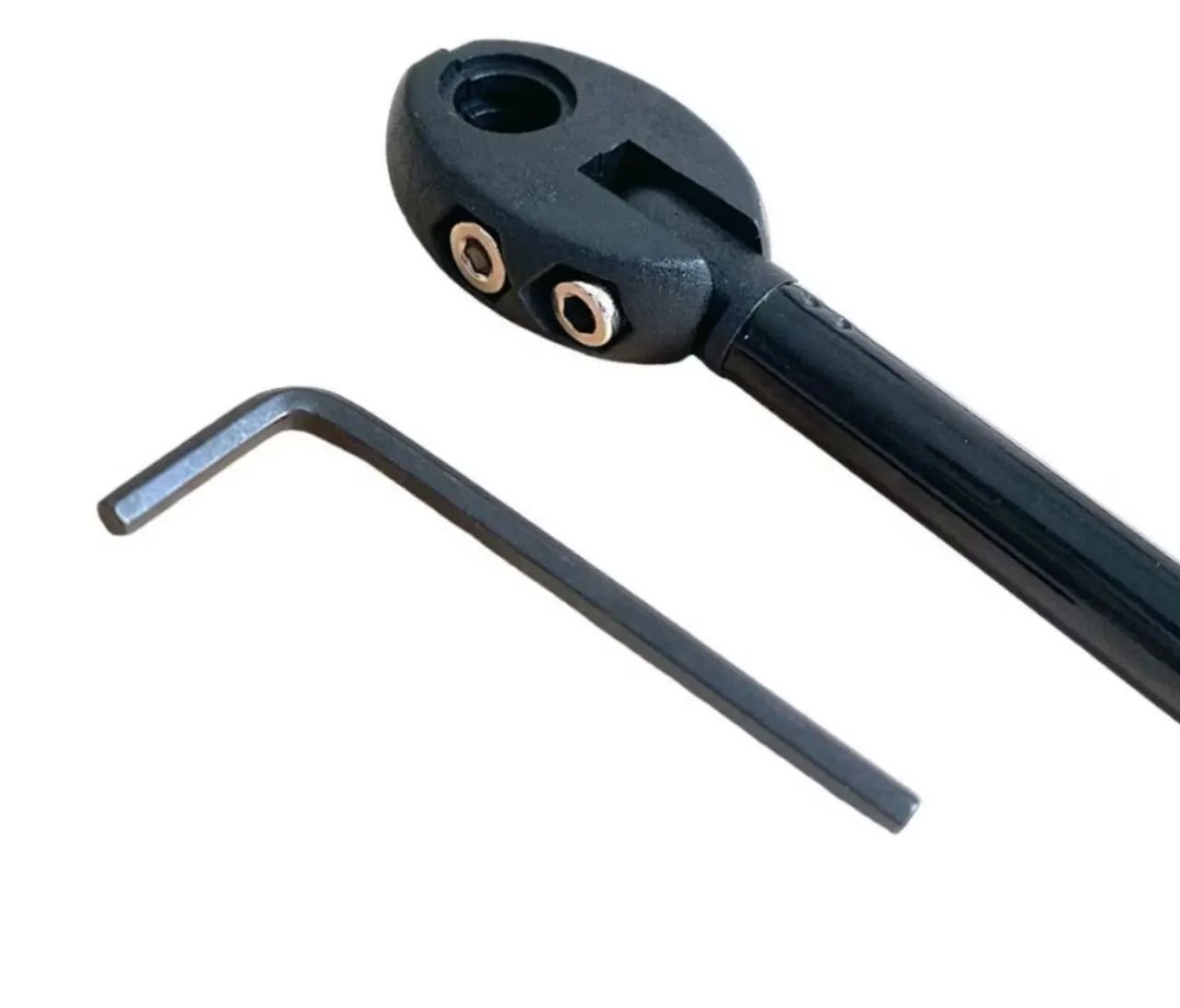 Antena retrátil para moto corta pipa corta linha cerol em aço inox - Foto 2