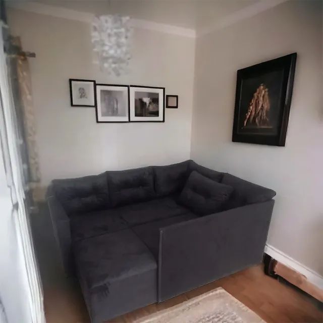 SOFÁ de canto, MODERNO E PRÁTICO! Novos e embalados!! - Foto 4