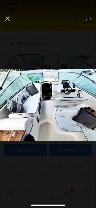 Lancha Triton 29.5? - 300HP Volvo Gas - Foto 4