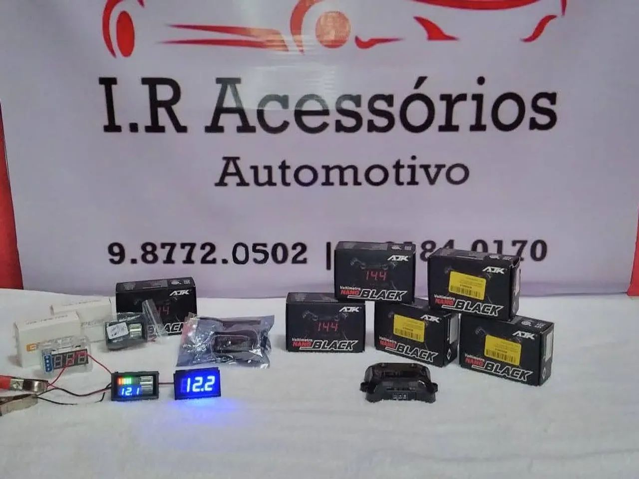 Medidor de Tensão Bivolt para Som Auto 12v/24v aceito cartão  - Foto 3