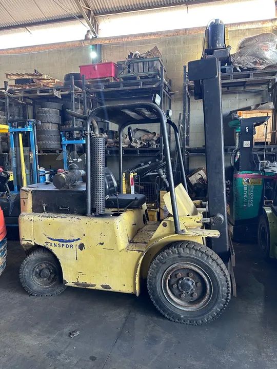 Empilhadeira HYSTER modelo h50k diesel torre duplex ! Máquina funcionando 