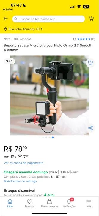 Suporte para sapata de câmeras foto e vídeo - Foto 5