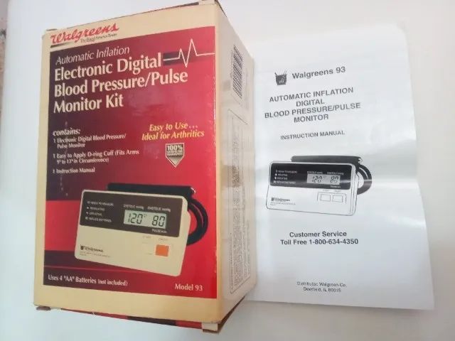 Medidor de pressão arterial importado Walgreens model 93 - Foto 3