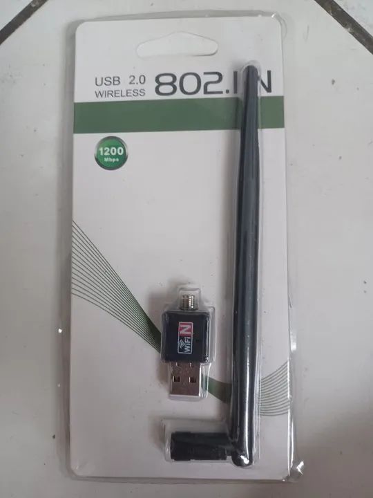 Adaptador usb Wifi com antena ref 7104