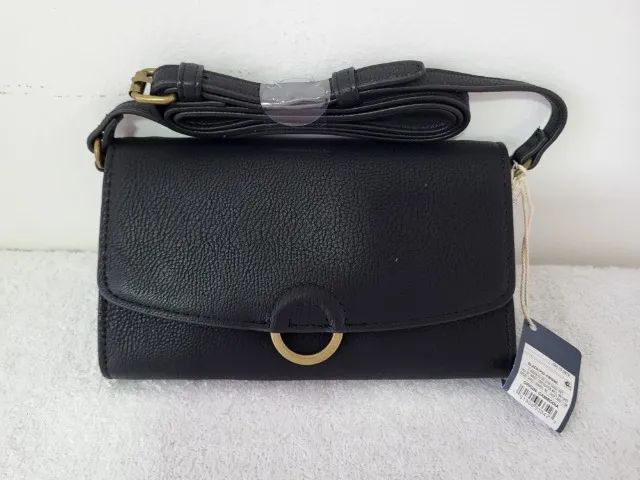 Bolsa tiracolo mini anel - Linha Universal Preta - Foto 4