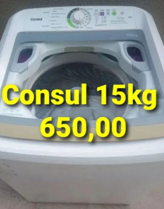 Máquina de lavar Consul 15kg 110V ENTREGO