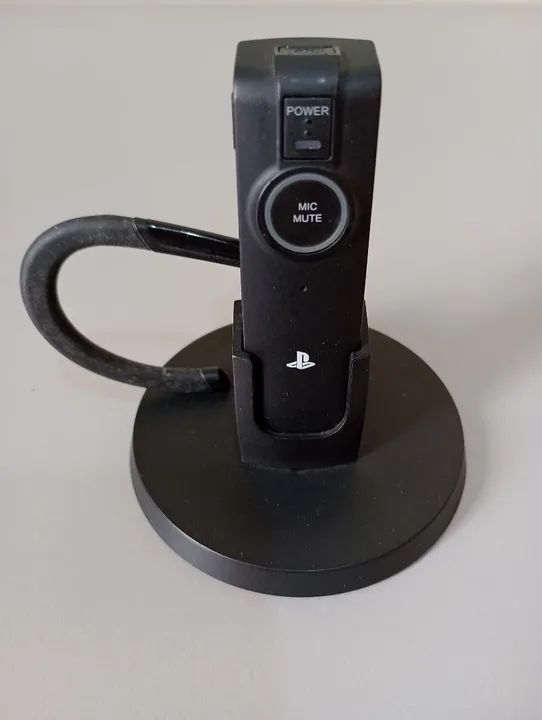 Headset original Sony com base para PS3