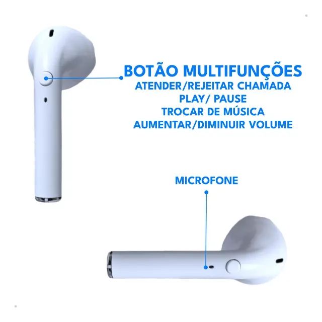 Fone De Ouvido Sem Fio Bluetooth I9s 5.0 Android Ios - 409 - Foto 2