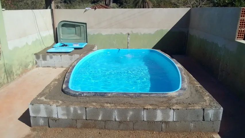 Ana: Piscina Para quem tem um espaço reduzido 3,45 x 2,41 a 0,85 instalada  - Foto 3