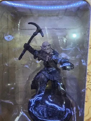 Miniatura Soldado Orc 14 Senhor dos Aneis Eaglemoss na caixa com revista - Foto 2