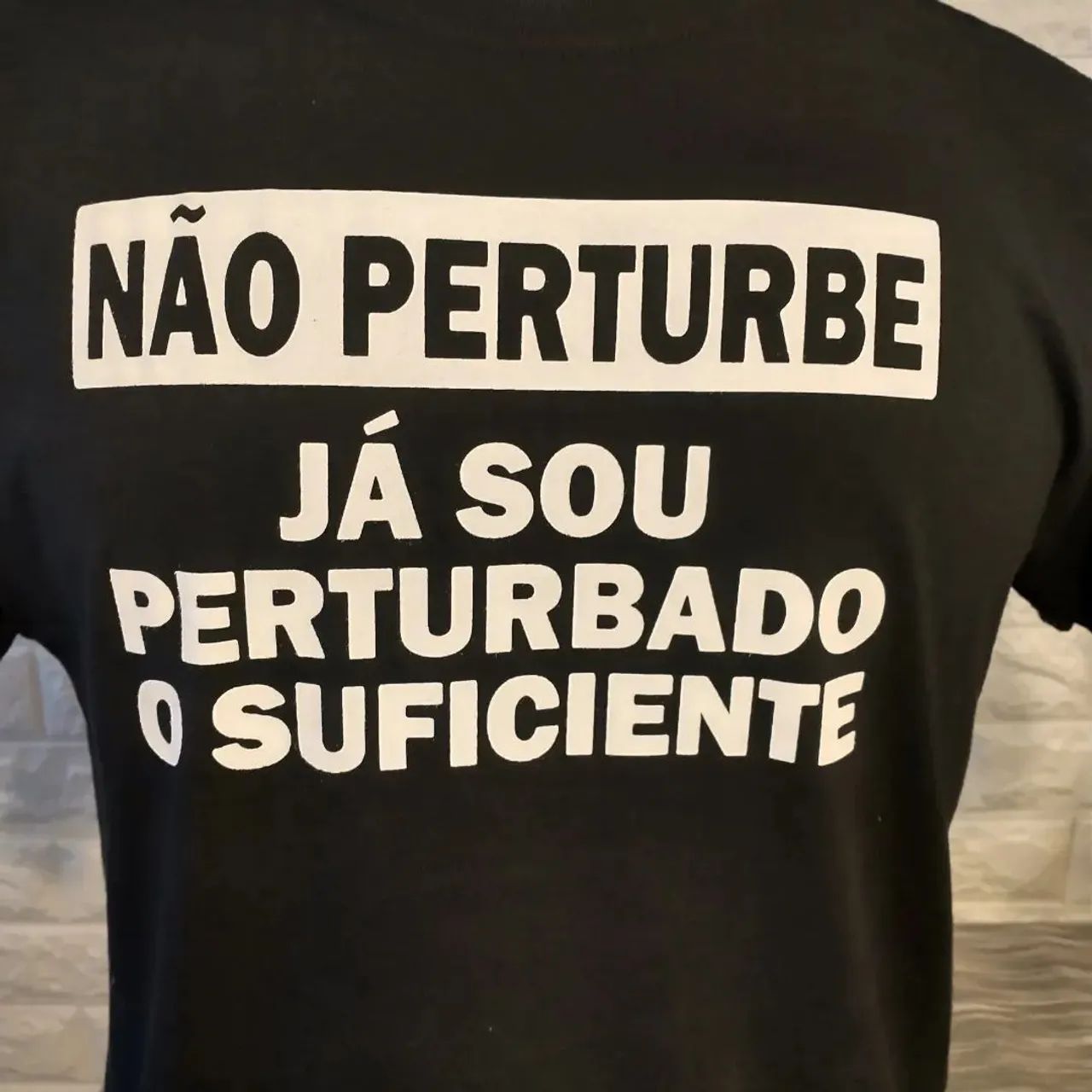 Camiseta Não Perturbe  - Foto 2
