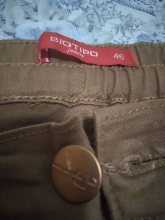 Calça BioTipo  cor marron   - Foto 3
