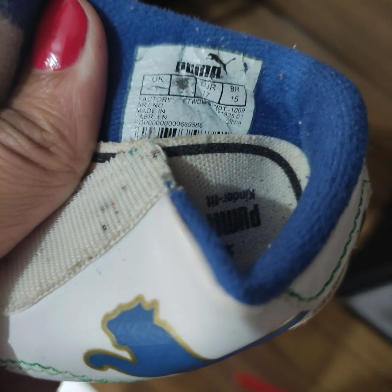 Tênis de bebê Puma Tam 15 - Foto 5