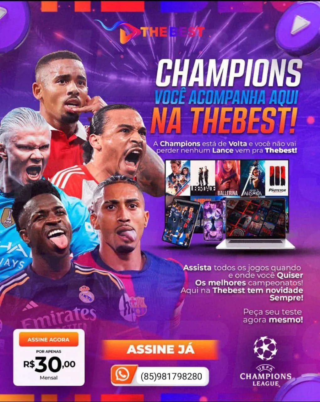 FILMES E SERIES ESPORTES E MUITO MAIS... CHAMA NO ZAP: *