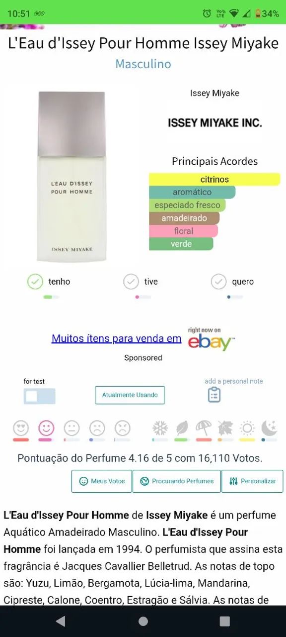Perfume L'Eau D'Issey Pour Homme - Issey Miyakee - Foto 5