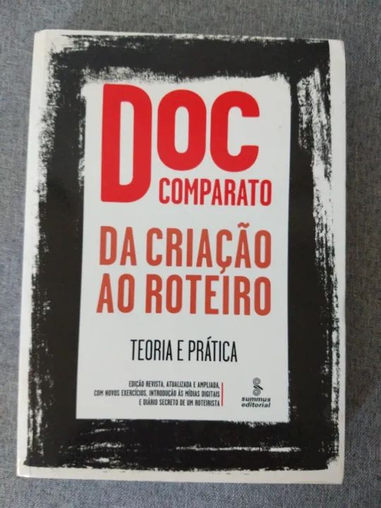 LIVRO DOC COMPARATO - DA CRIAÇÃO AO ROTEIRO - TEORIA E PRÁTICA