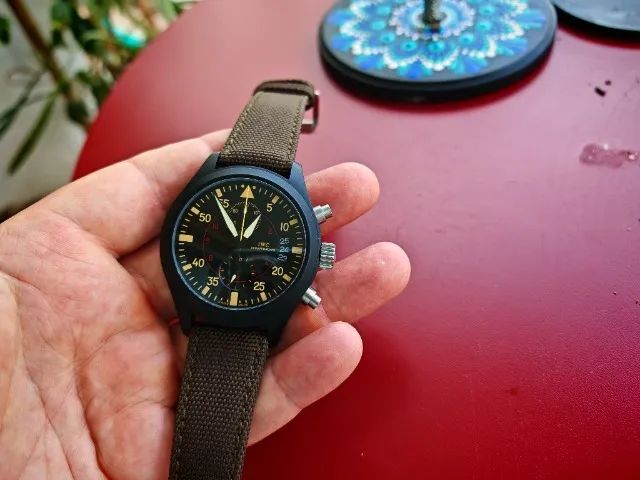 Relógio tipo IWC Top Gun AAA+ Quartz - Foto 5